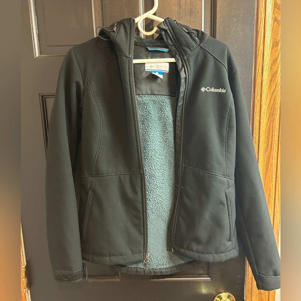 Columbia soft shell fleece lined jacket